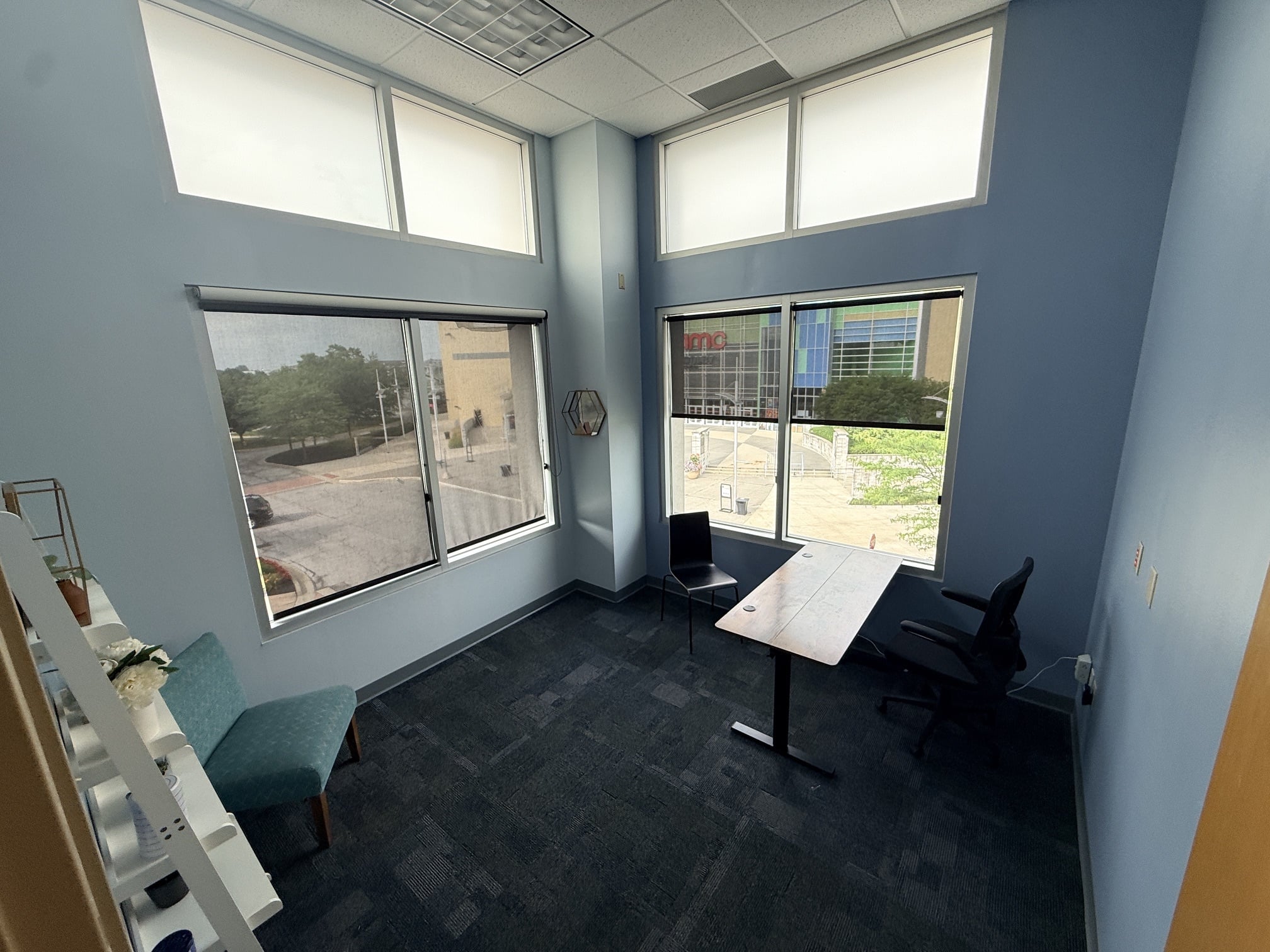 Image of one of Level Two's on demand private offices.